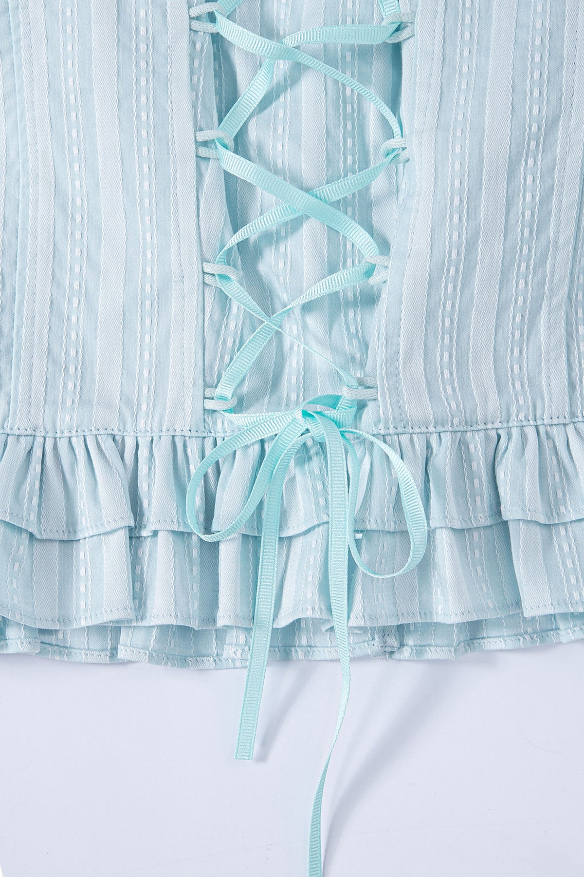 Baby Doll Corset Blouse (Mint)
