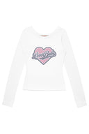 Lover Babe Sheer Slim T (White)