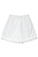Baby Doll Bermuda Shorts (White)