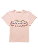 Cross Stitch Made With Love T (Pink)