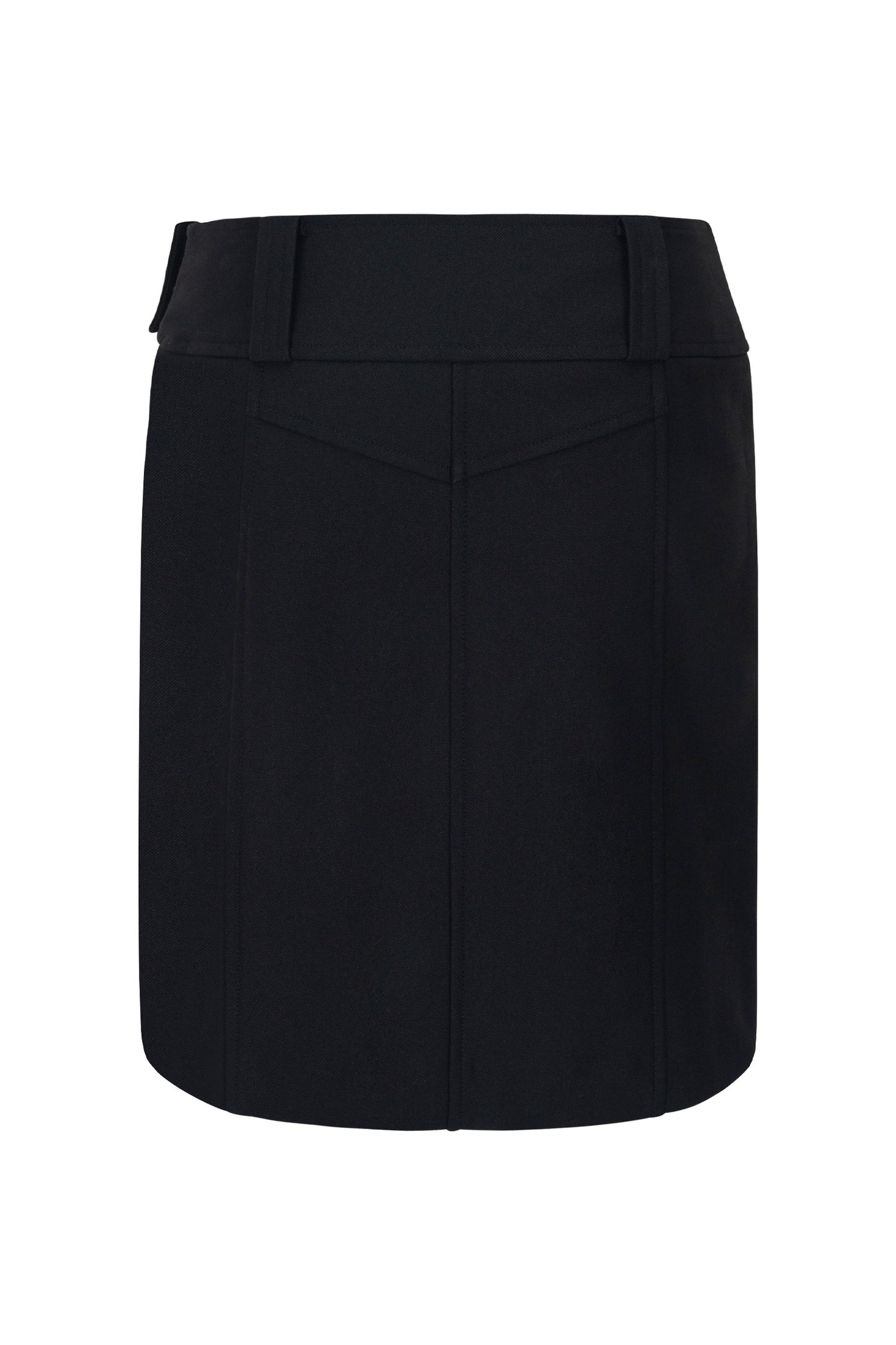 70's Mermaid Midi Skirt (Black)