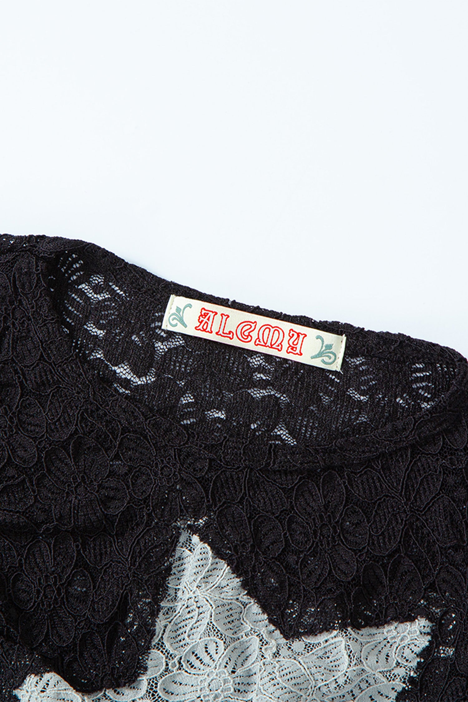 Bubble Sleeve Star Top Black