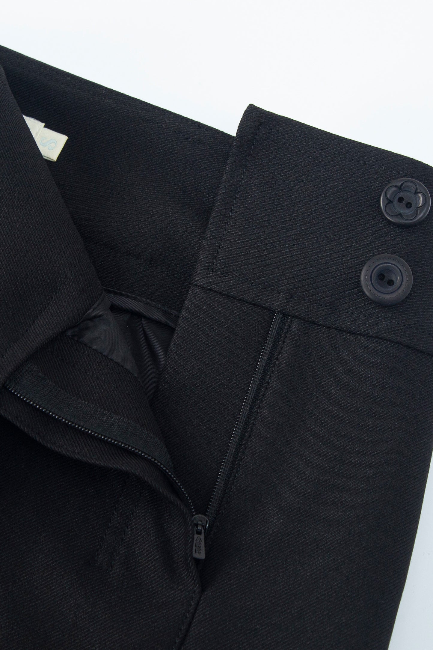 70's Mermaid Midi Skirt (Black)
