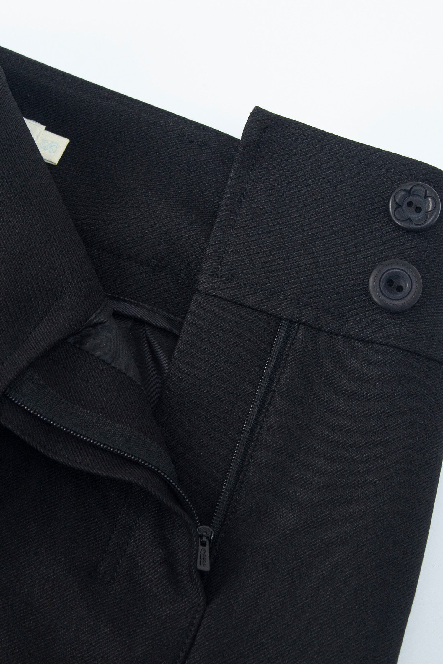 70'S MERMAID MIDI SKIRT_BLACK