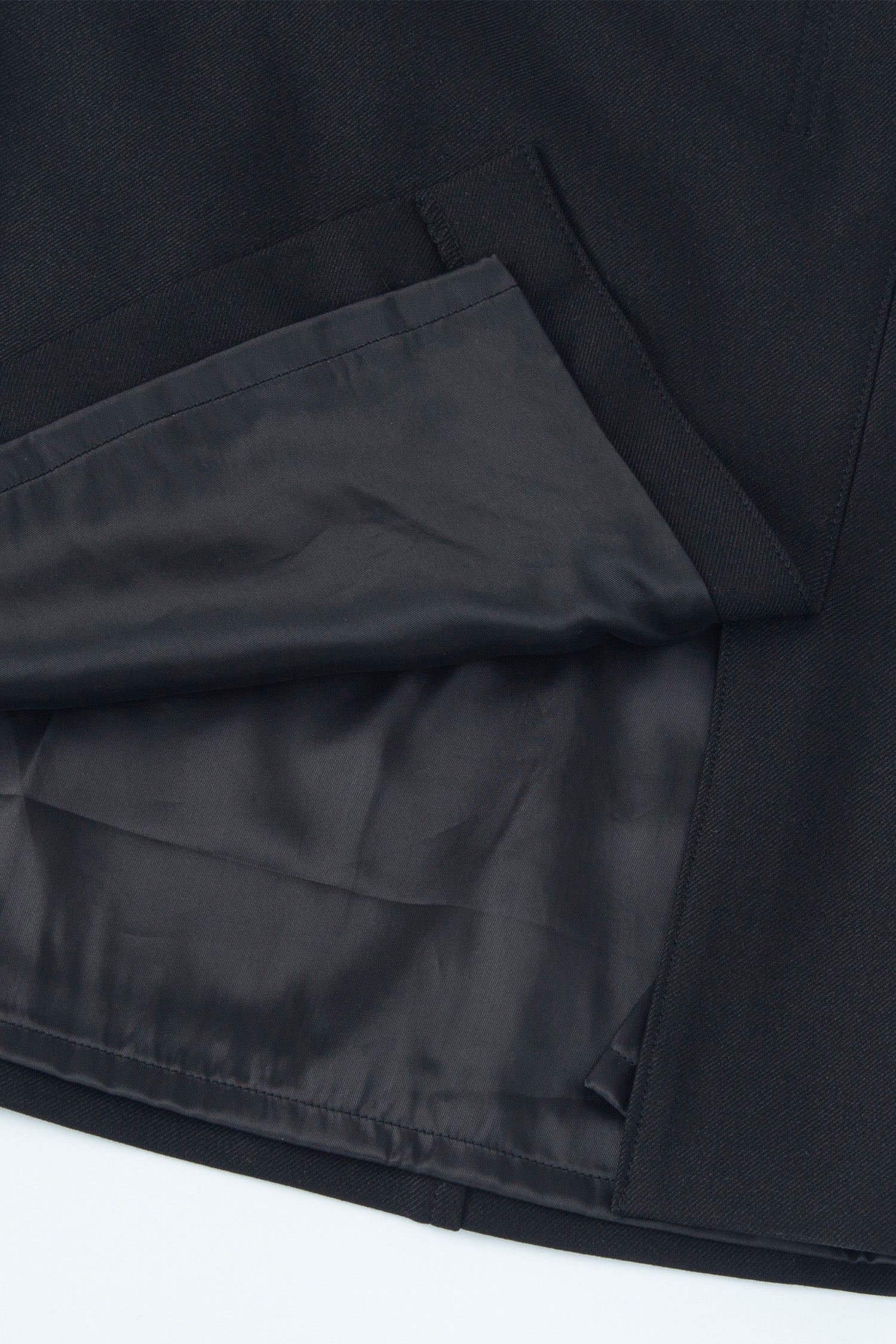 70'S MERMAID MIDI SKIRT_BLACK