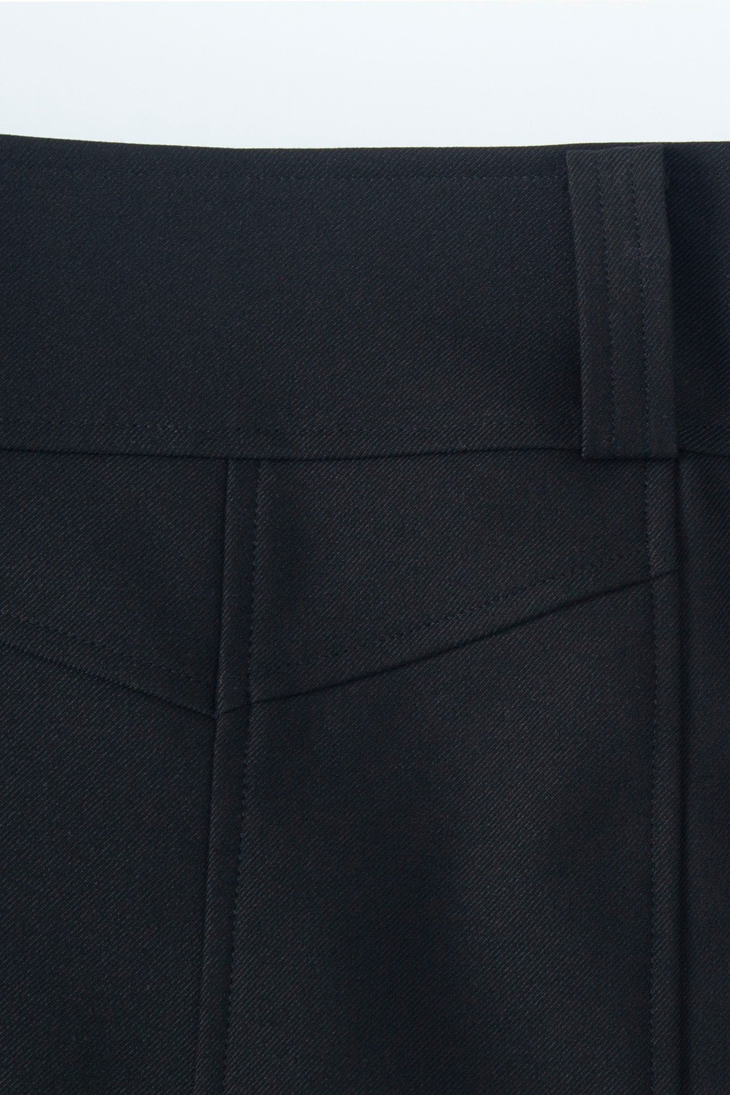 70'S MERMAID MIDI SKIRT_BLACK