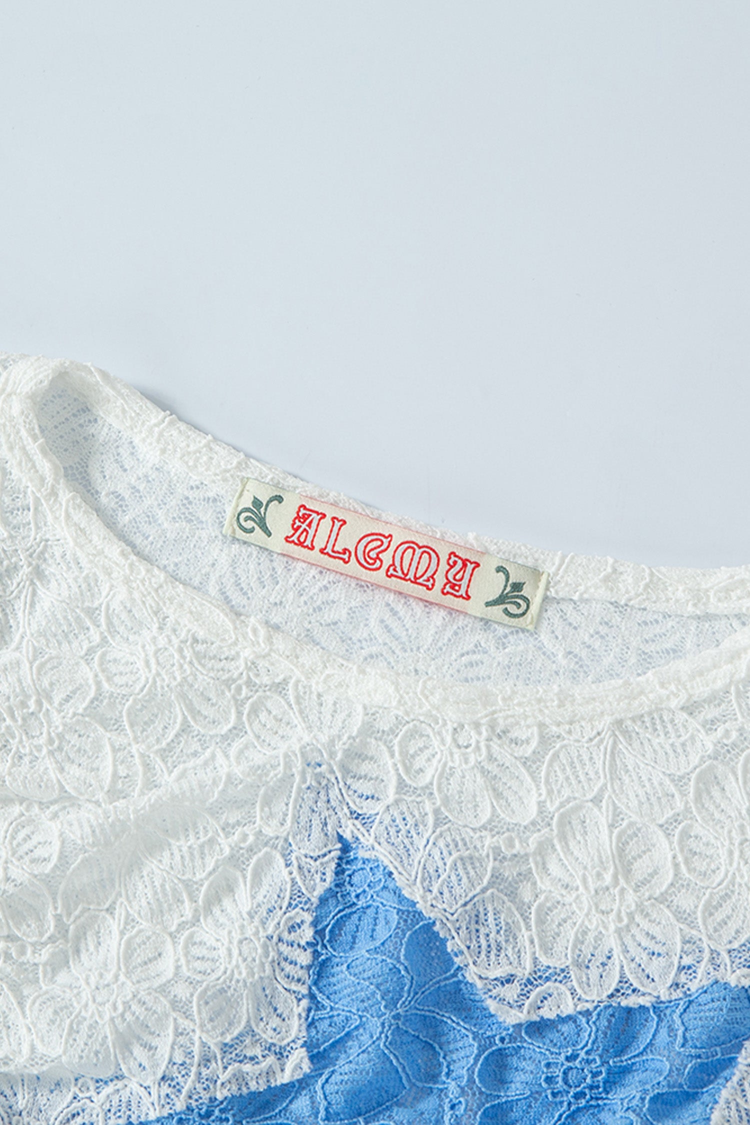 Bubble Sleeve Star Top White