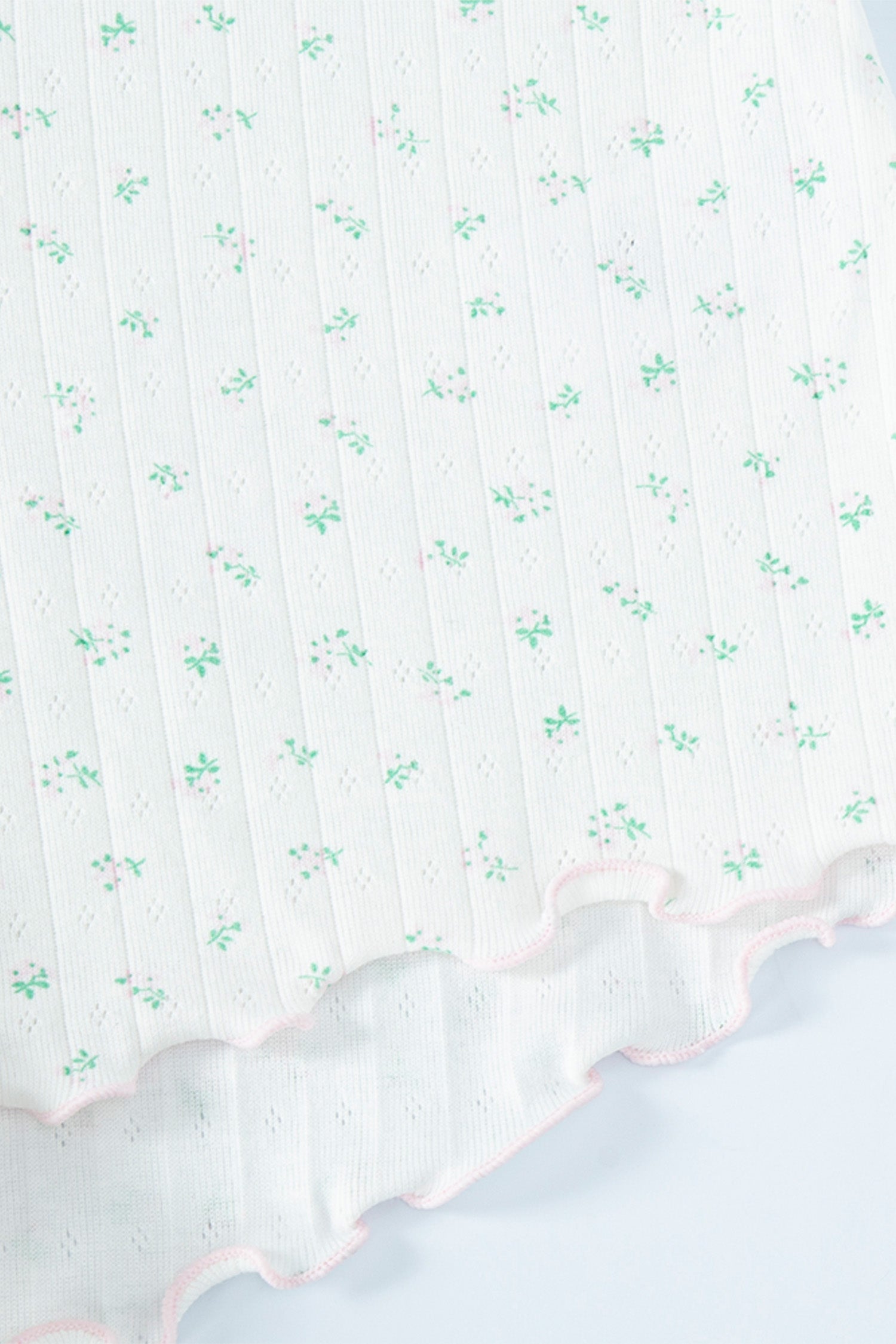 Floral lace romper (White)