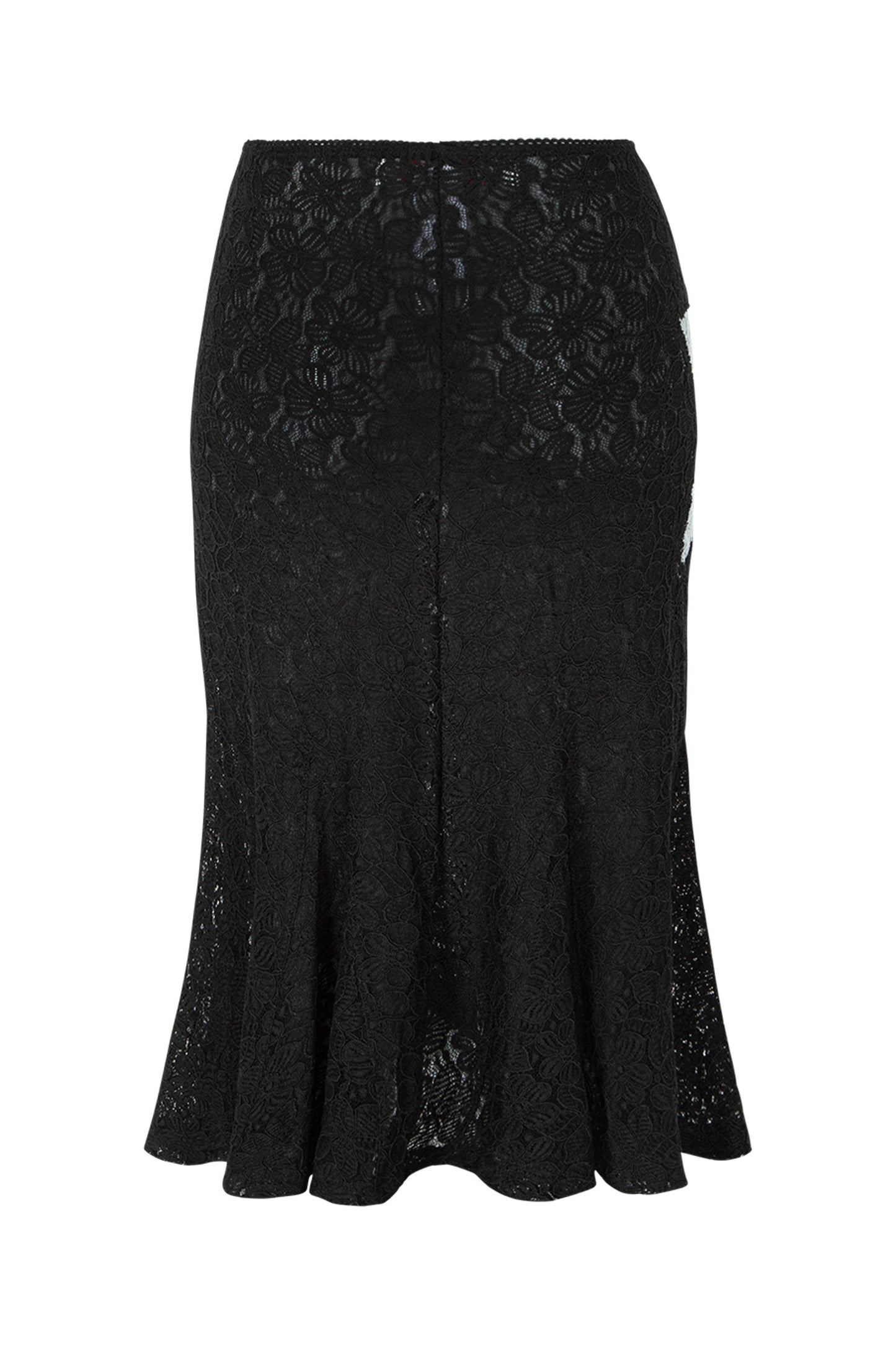 Lace Star Mermaid Skirt (Black)