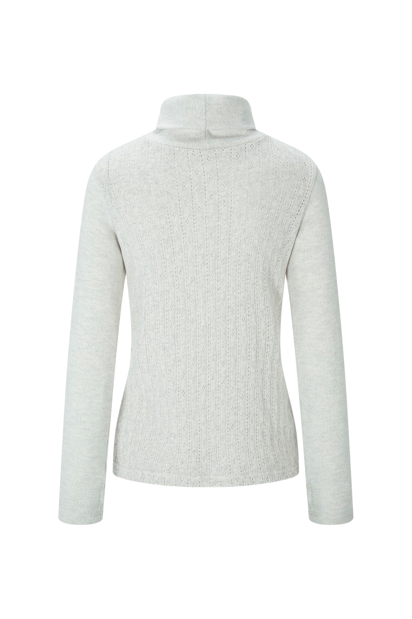 Soft Wool Turtle Neck Top (Oatmeal)