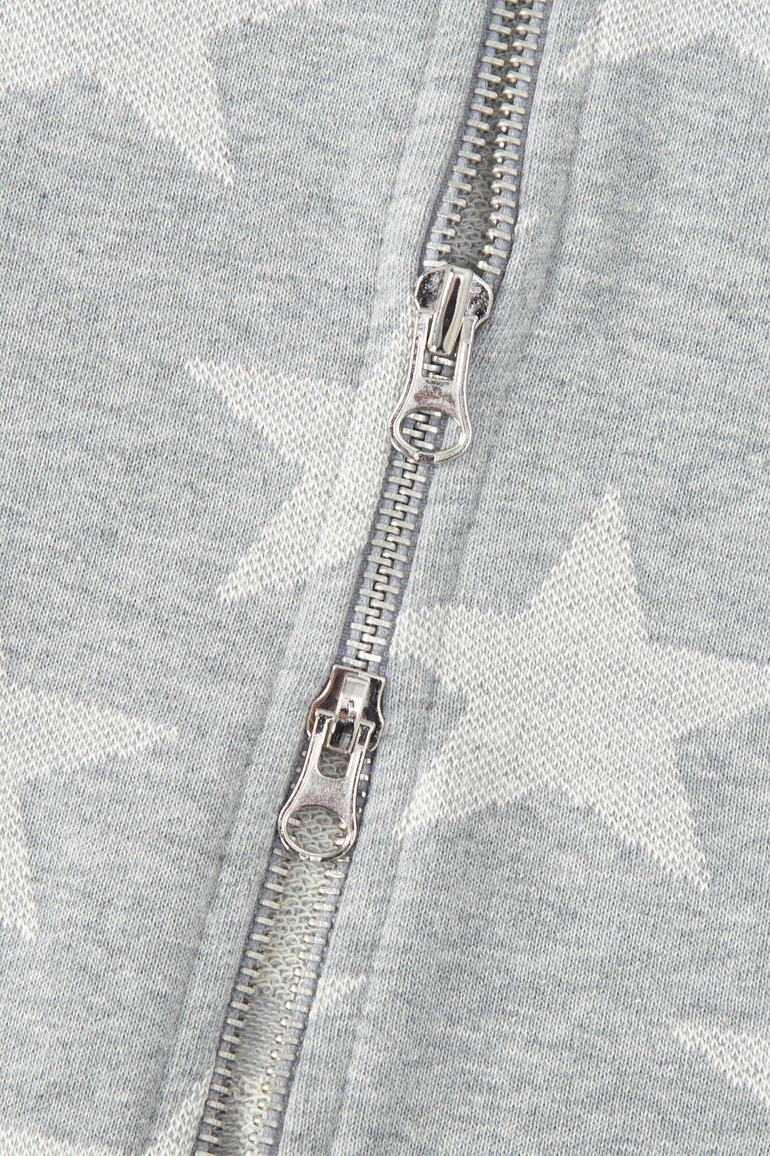 STAR ZIP UP TOP_GREY