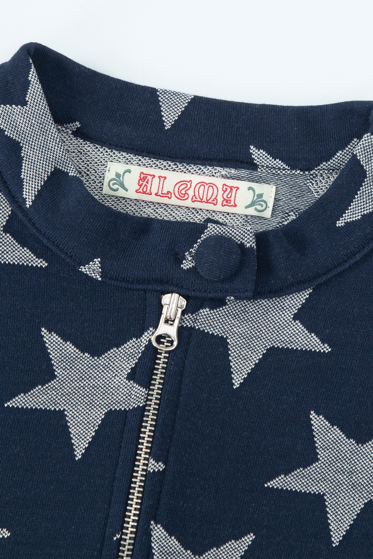 STAR ZIP UP TOP_NAVY