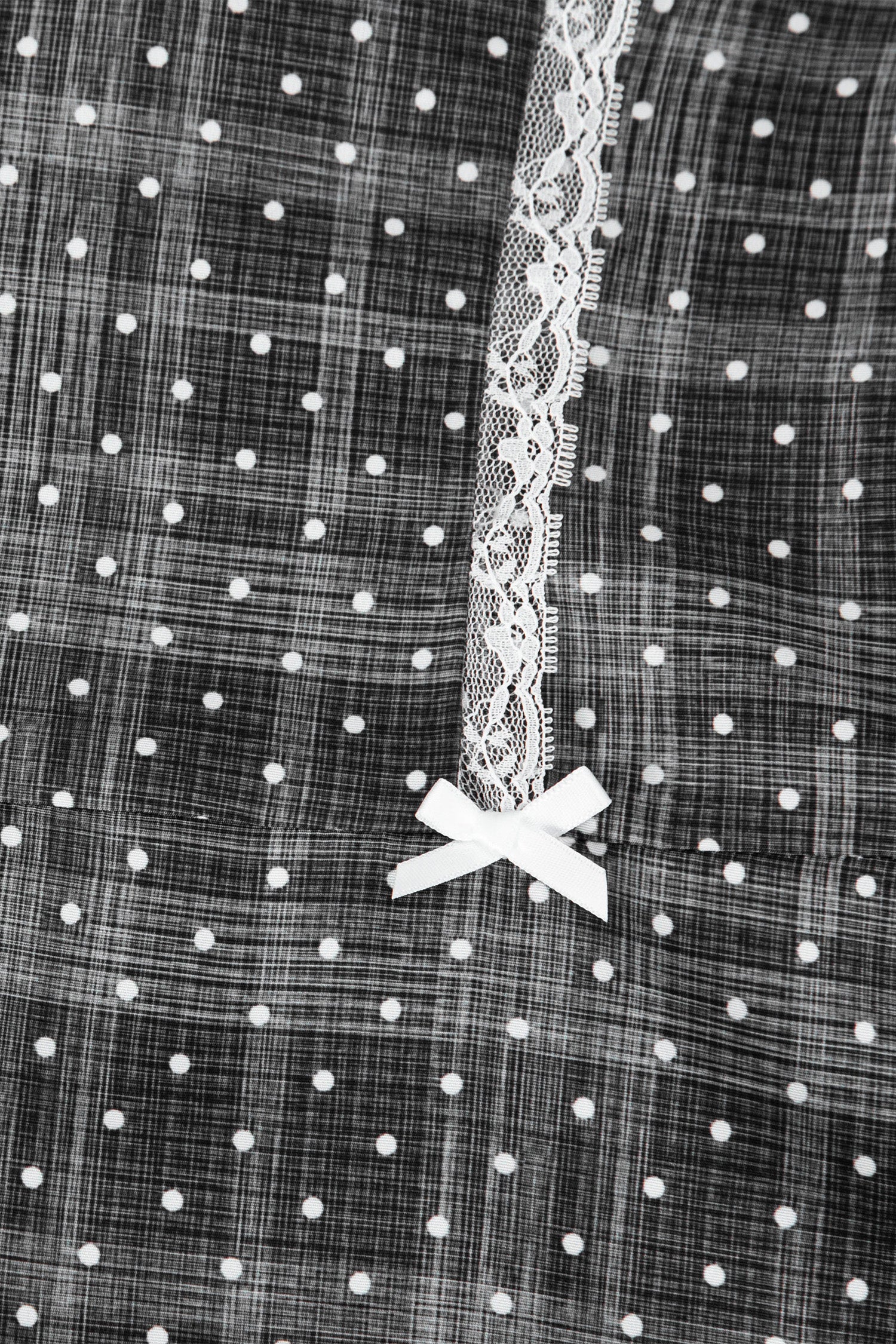 Dots Halter Dress Black