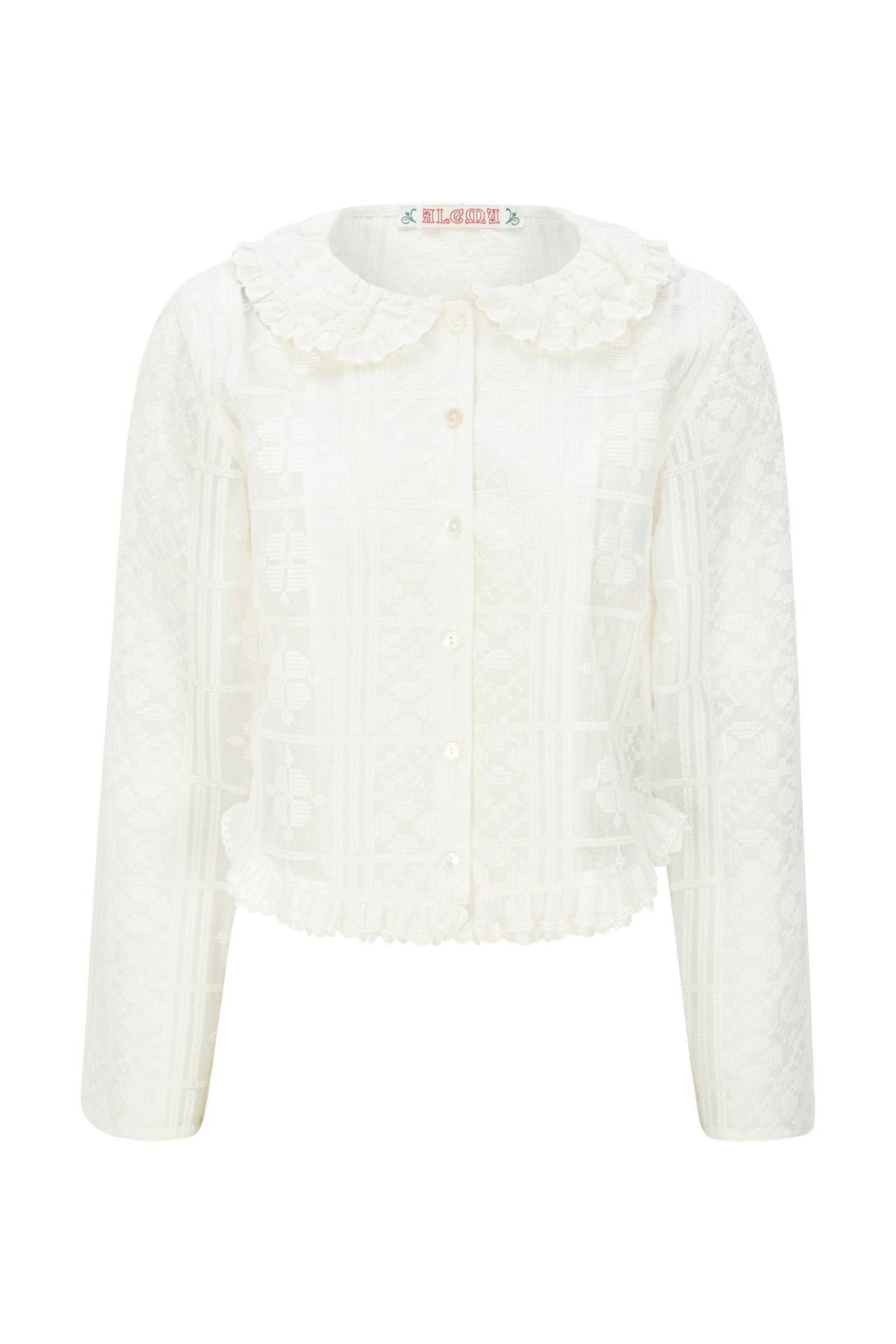Peter Pan Collar Blouse Cream