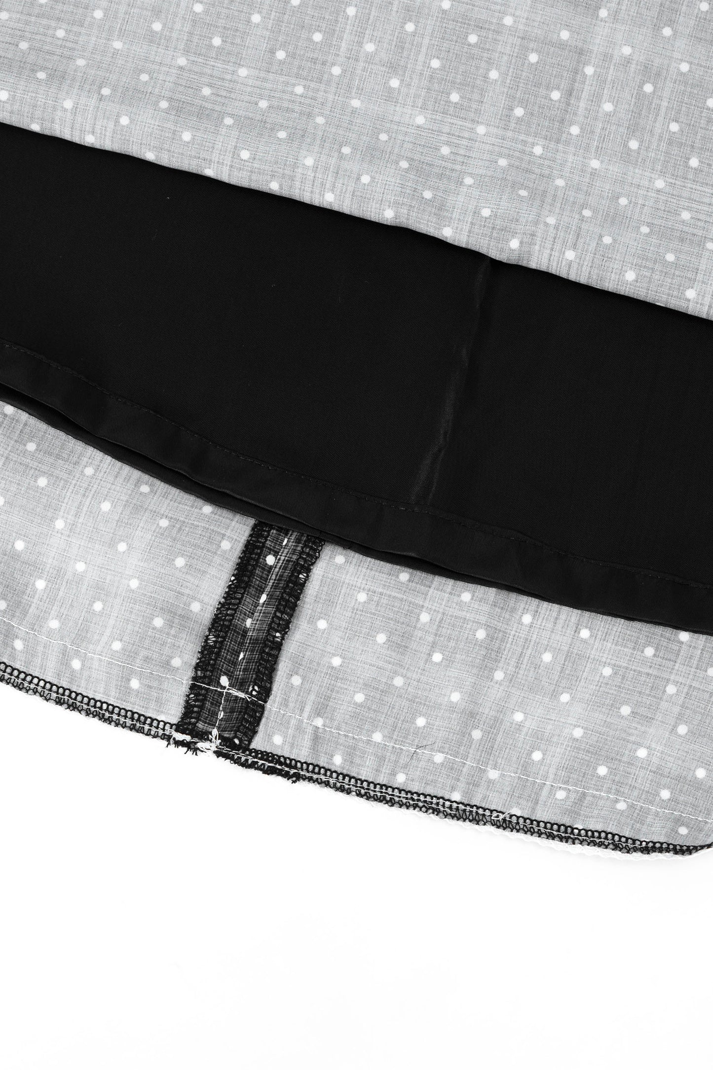 Dots Halter Dress (Black)
