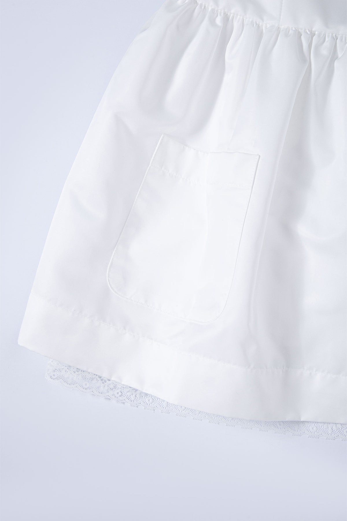 Silky Sweet Bustier Dress (White)
