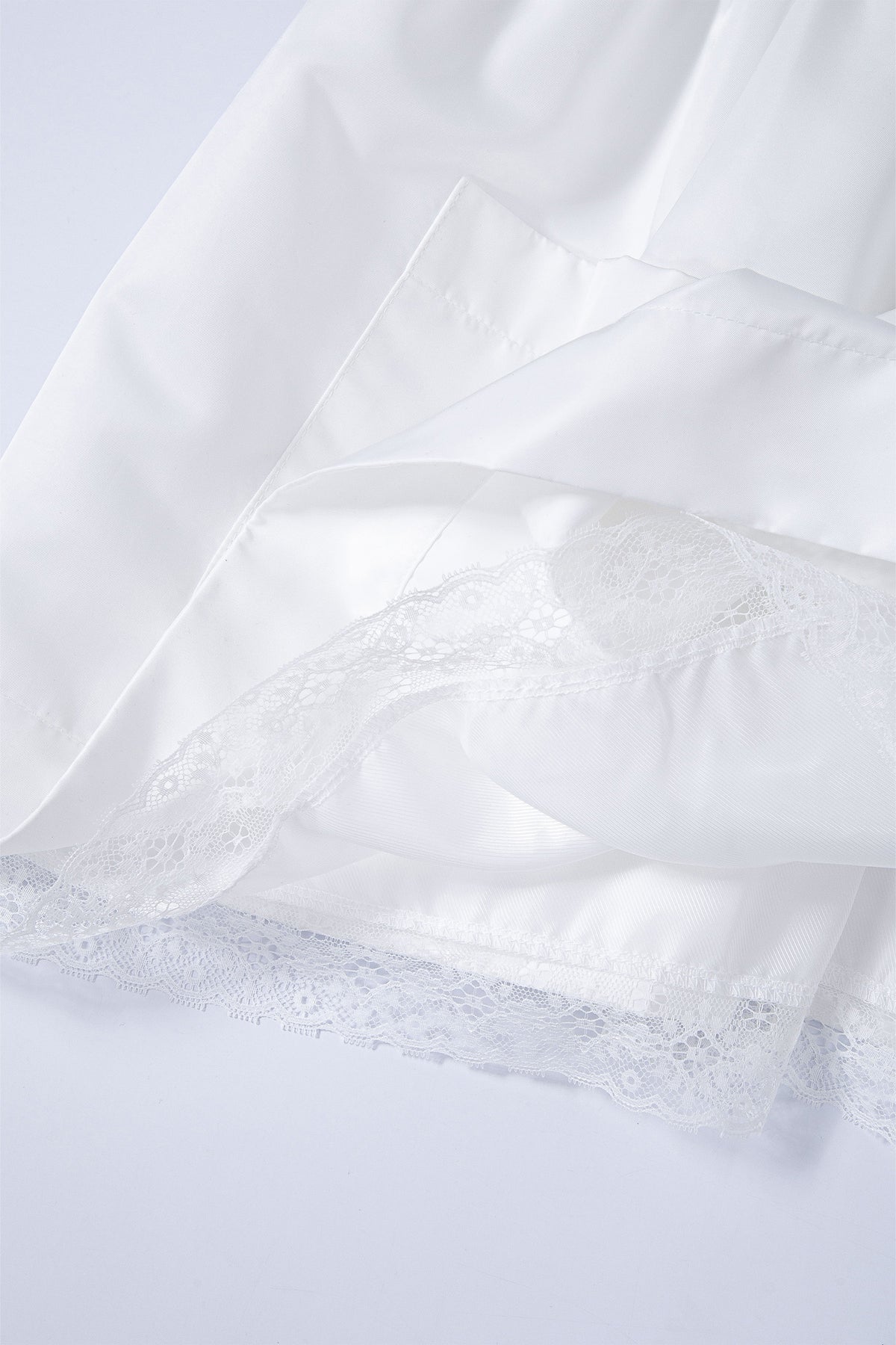 Silky Sweet Bustier Dress (White)