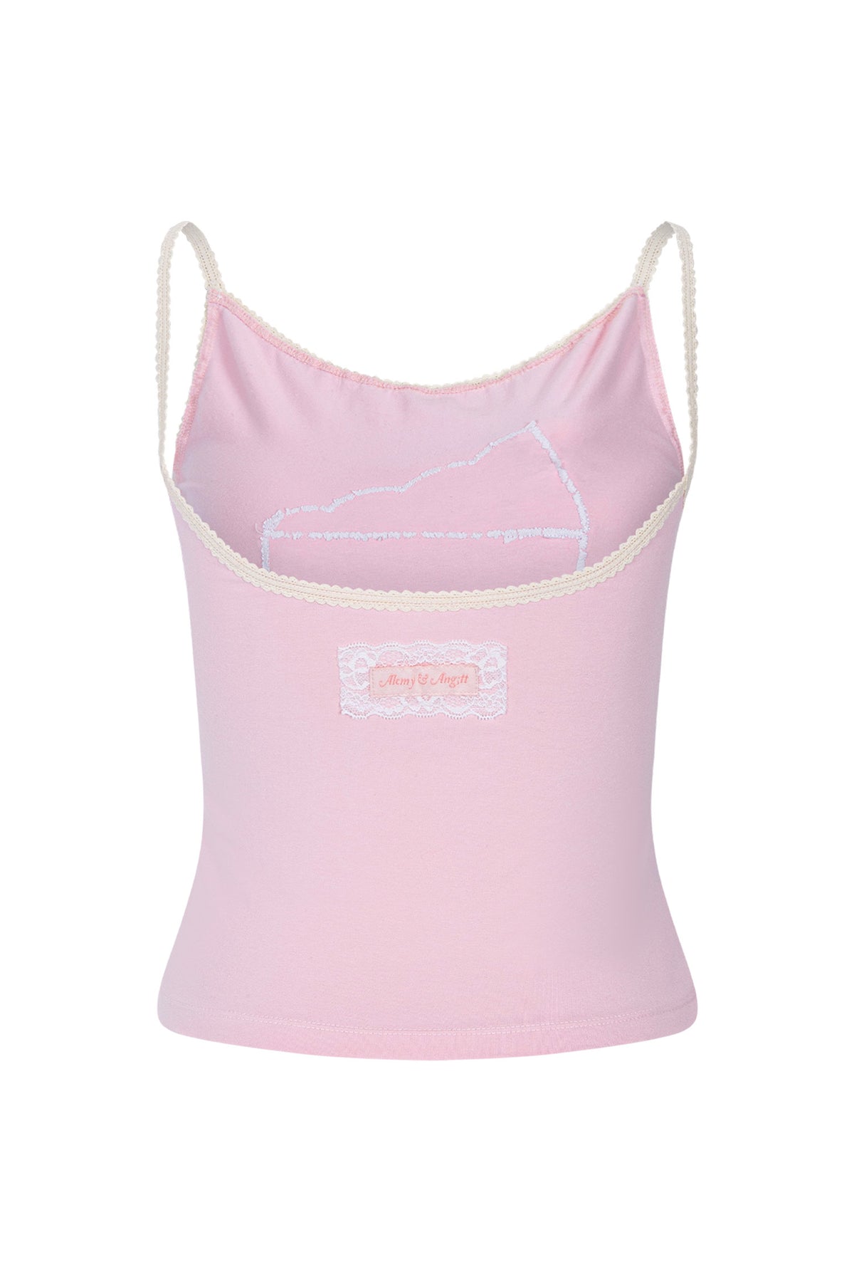 [ALCMY&ANG;TT] Petite rose slice top (Pink)