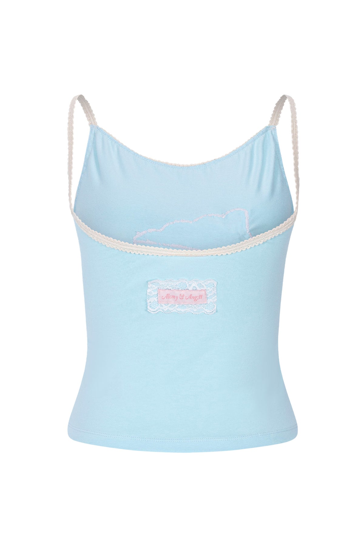 [ALCMY&ANG;TT] Petite rose slice top (Blue)