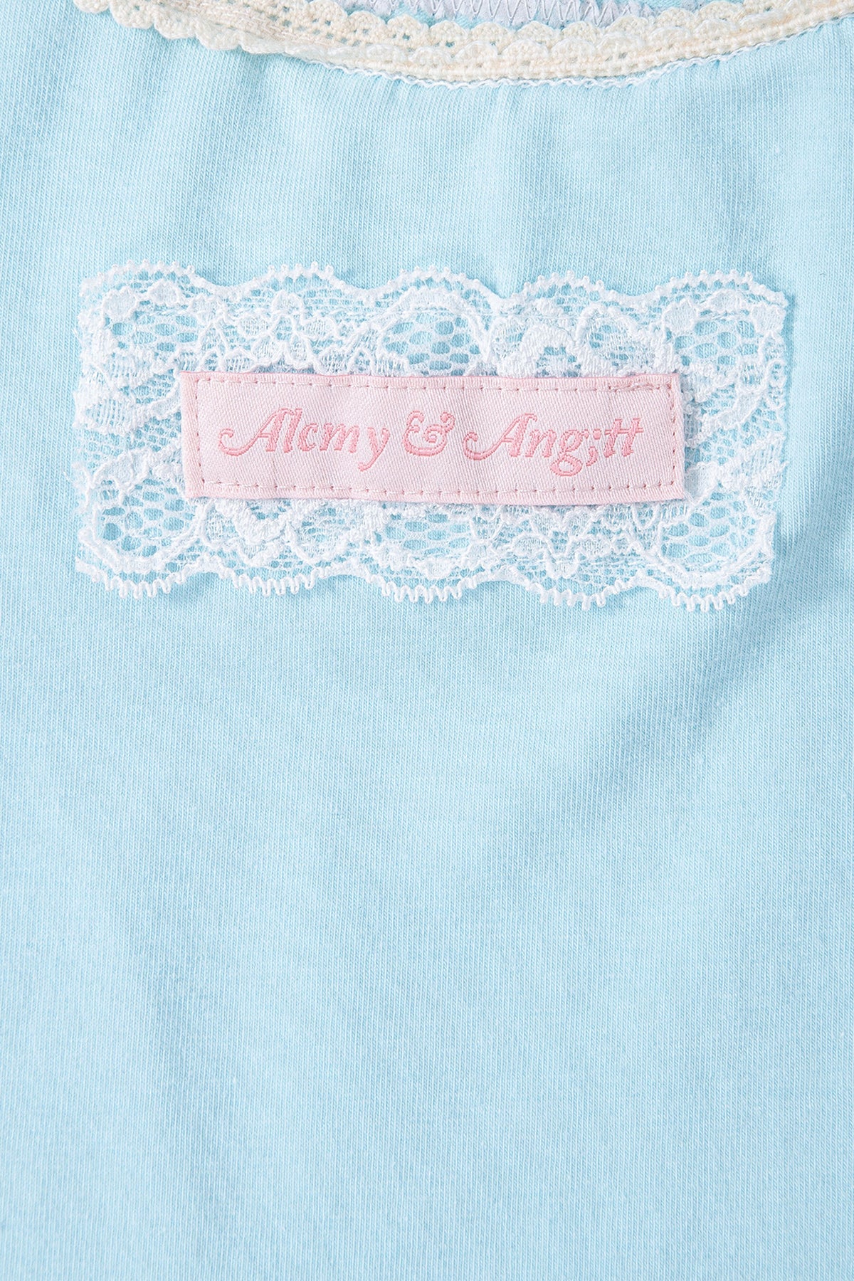 [ALCMY&ANG;TT] Petite rose slice top (Blue)