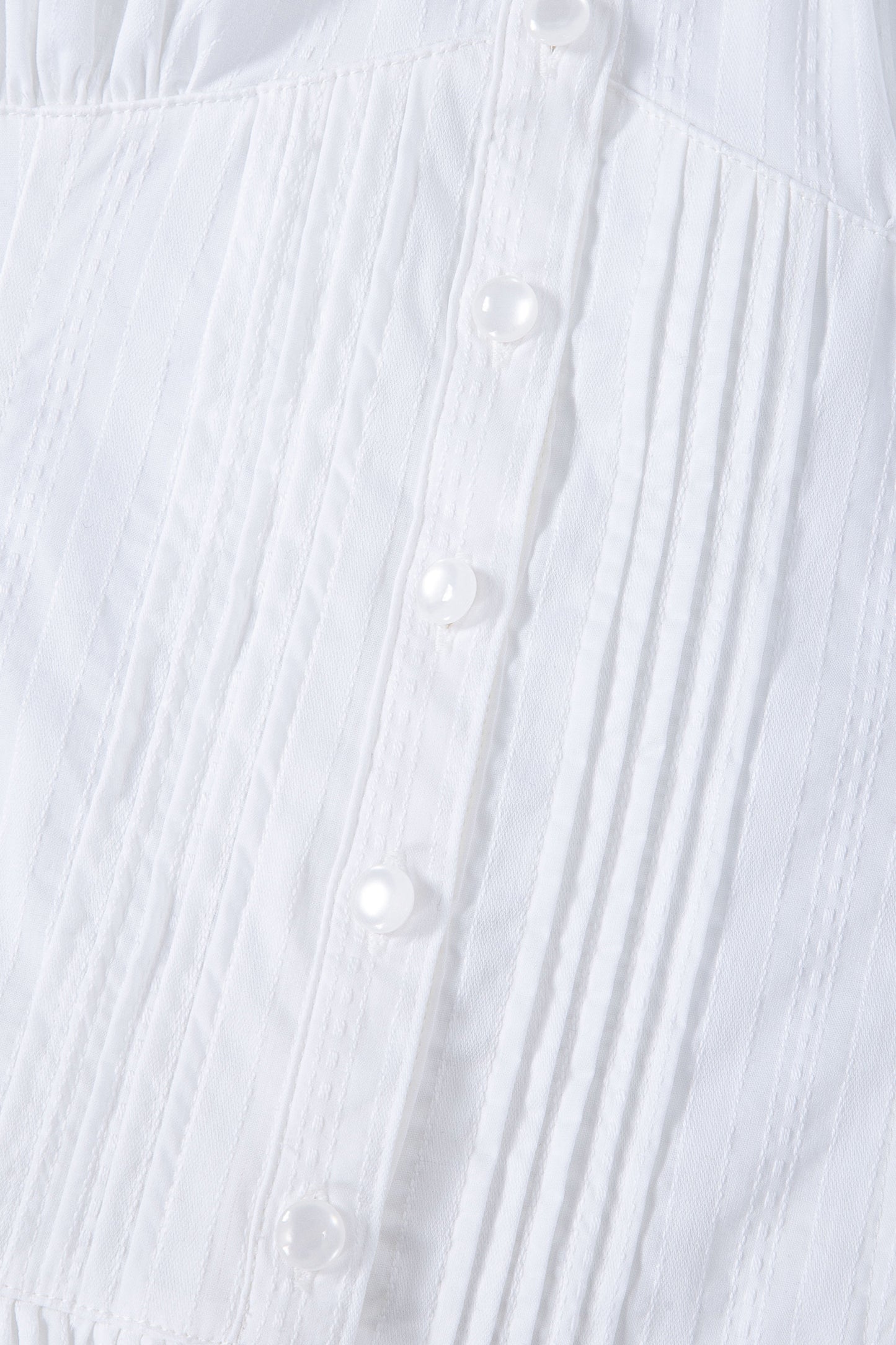 Baby Doll Corset Blouse (White)