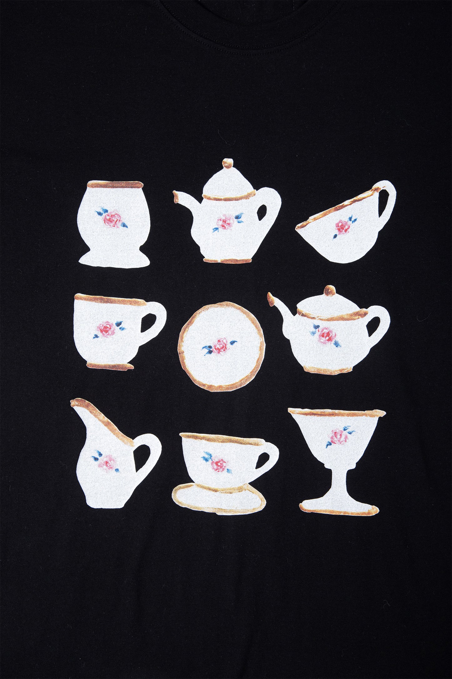 [ALCMY&ANG;TT] Afternoon tea party top (Black)