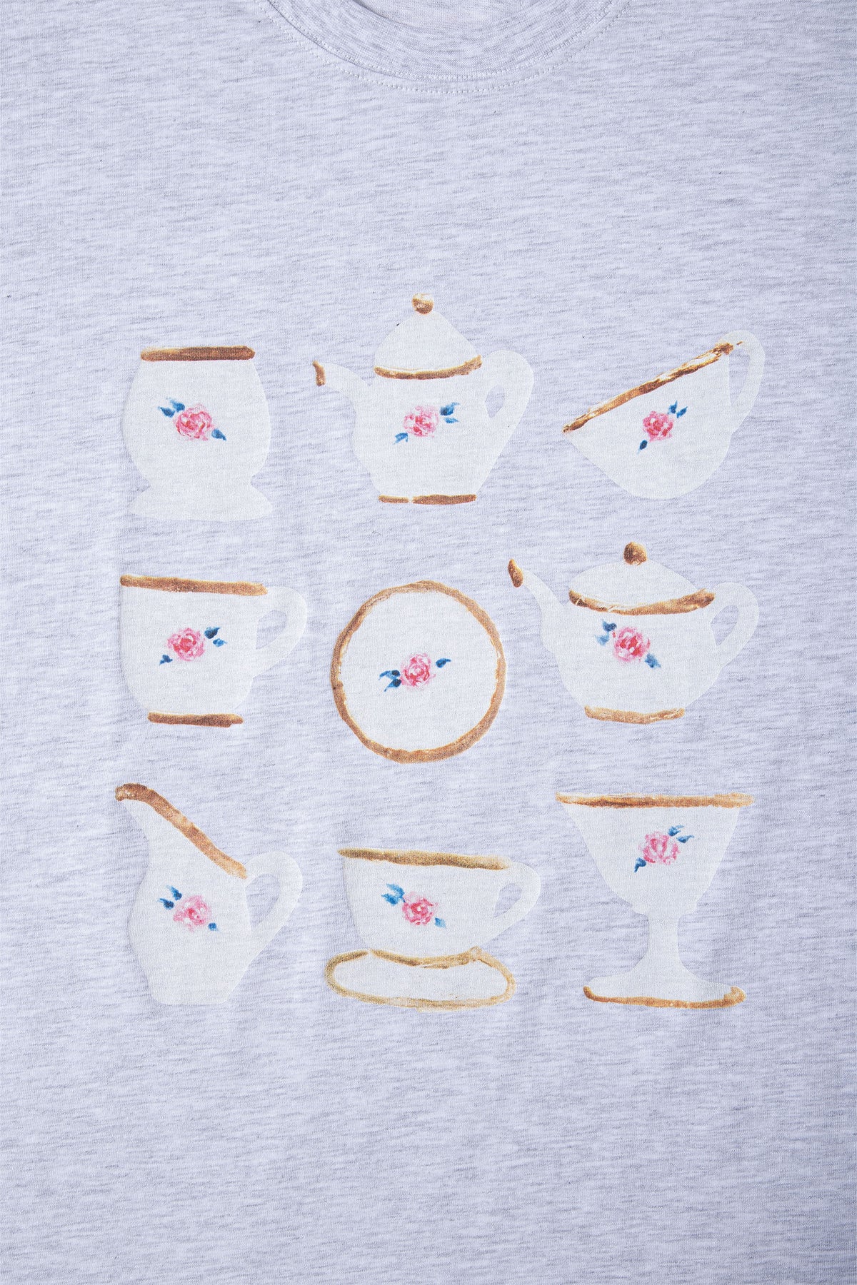 [ALCMY&ANG;TT] Afternoon tea party top (Grey)