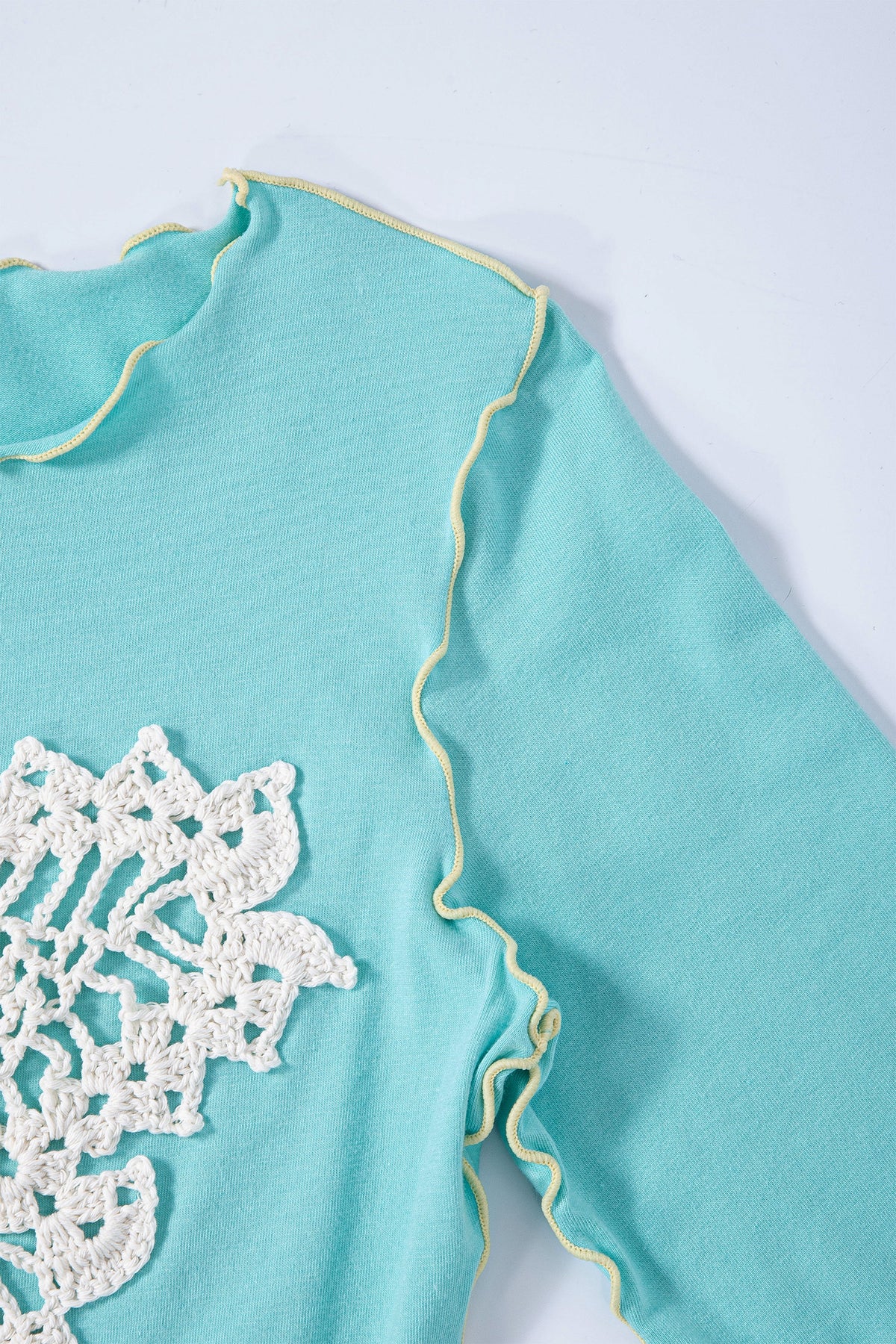 Crochet papillon top (Mint)