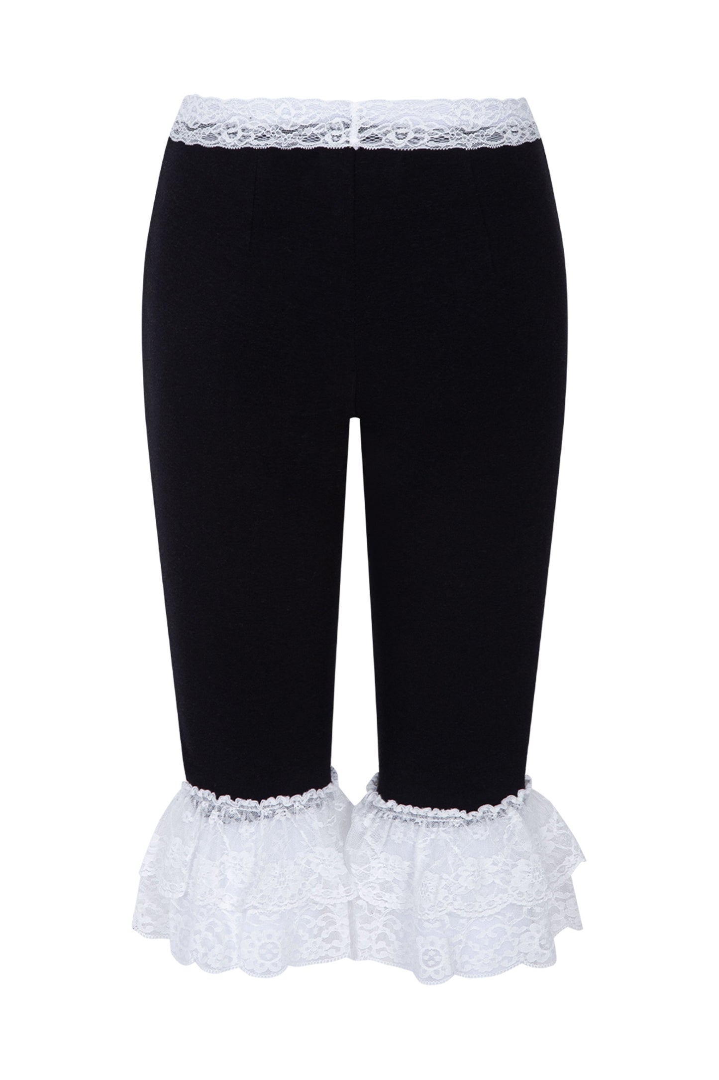 [ALCMY&ANG;TT] Dolly lace capri pants (Black)