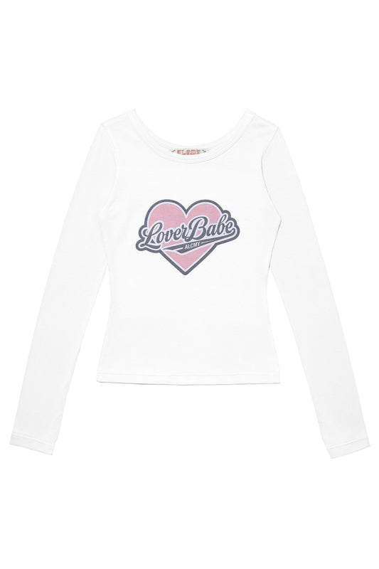 Lover Babe Sheer Slim T (White)