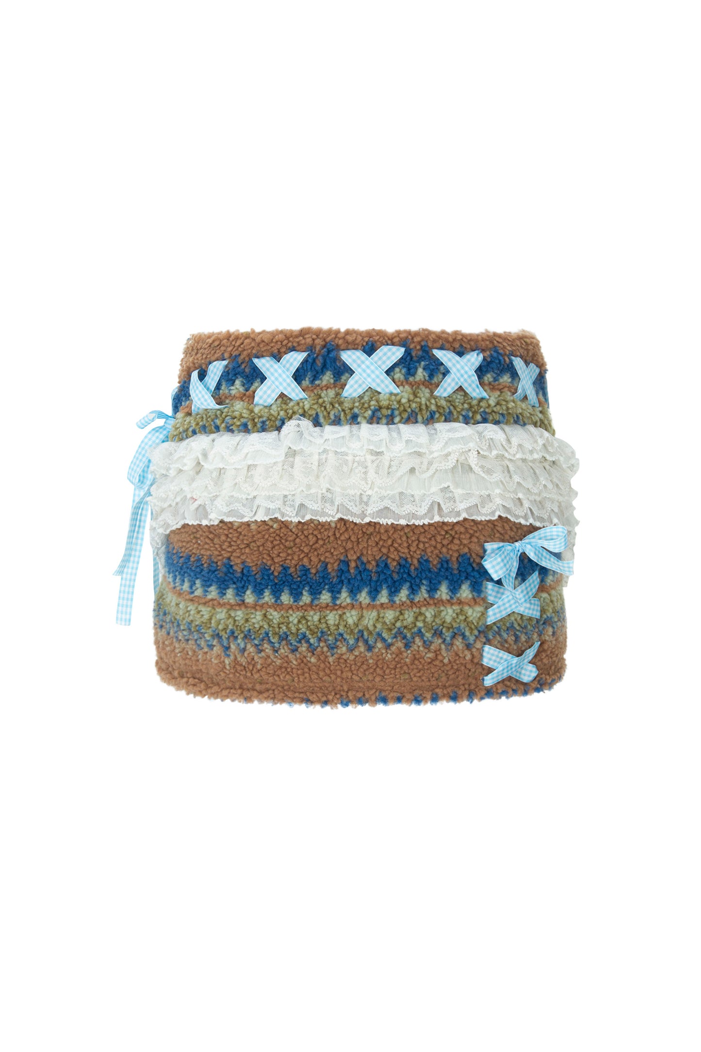 Ribbon & Lace Teddy Skort (Camel)