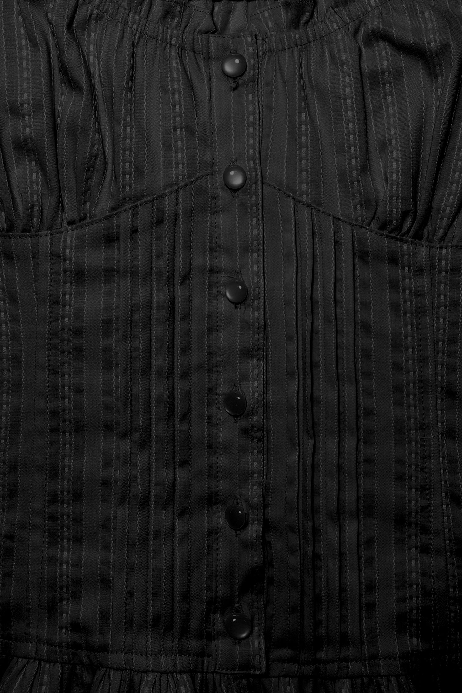 BABY DOLL CORSET BLOUSE_BLACK