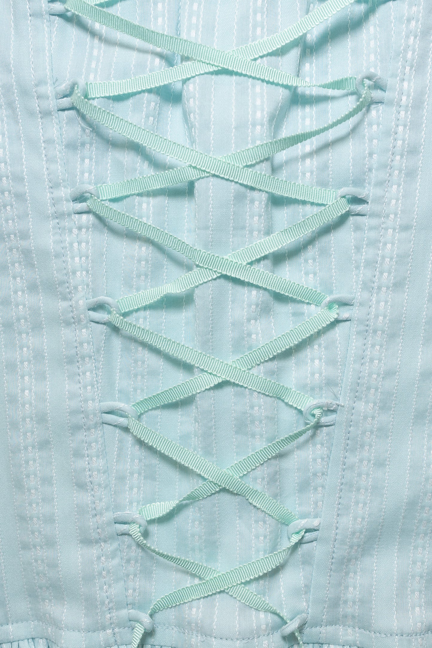 Baby Doll Corset Blouse (Mint)