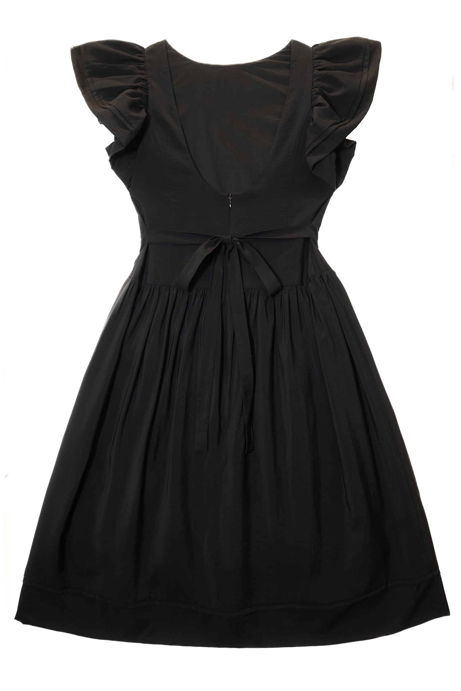FLIRTING PICNIC DRESS_BLACK