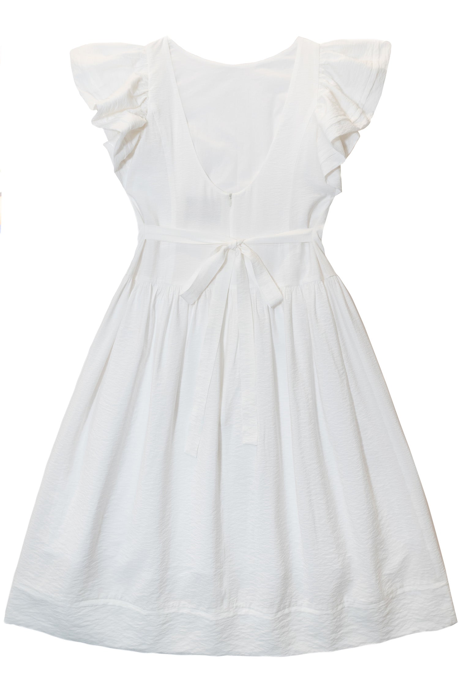 FLIRTING PICNIC DRESS_WHITE