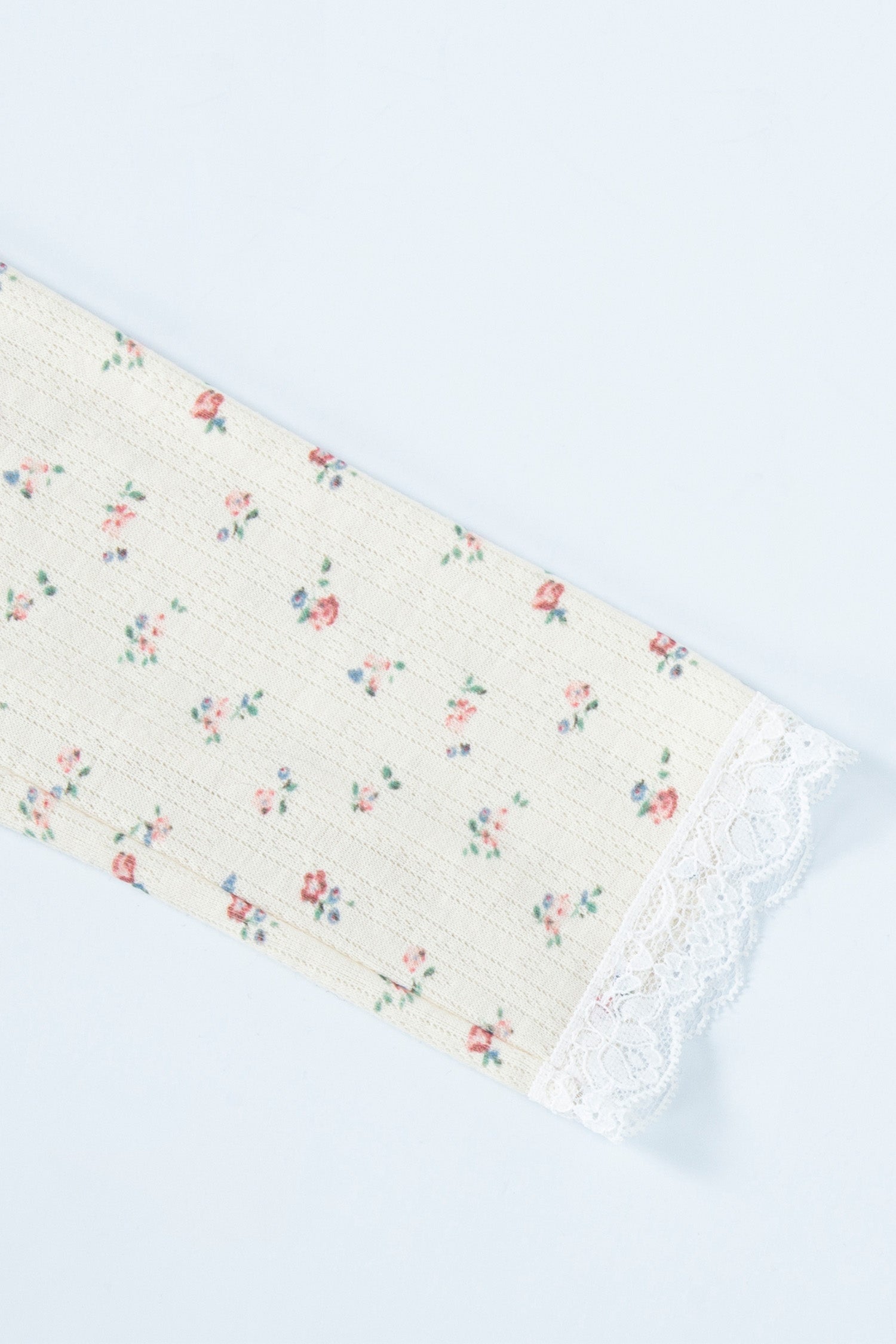 EYELET FLORAL LACE TOP_CREAM