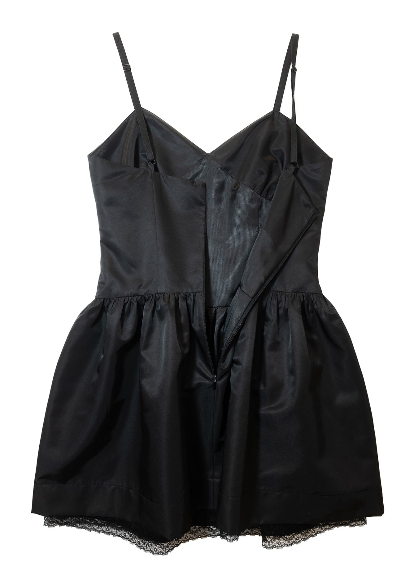 SILKY SWEET BUSTIER DRESS_BLACK
