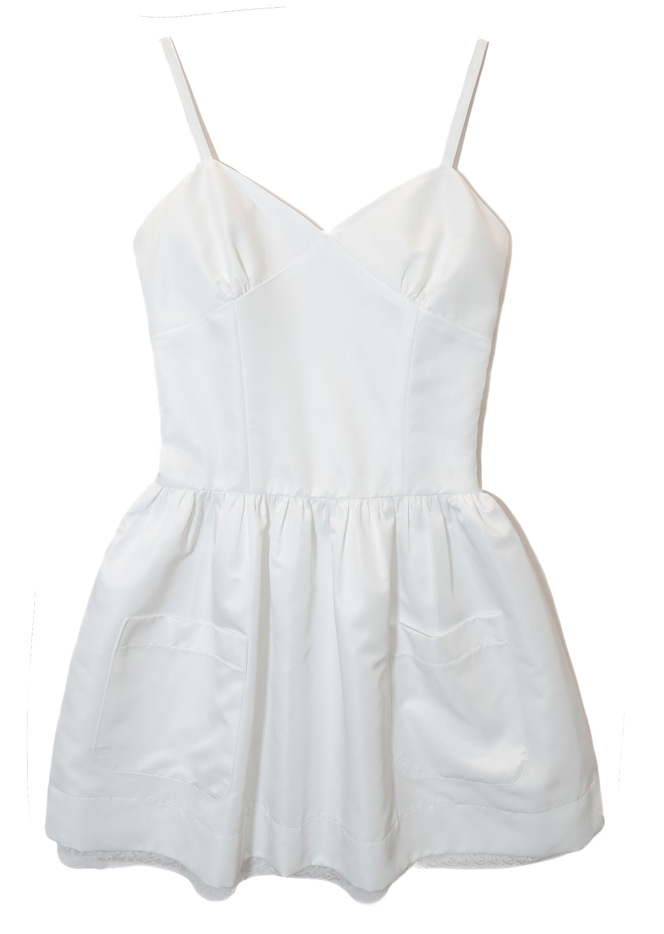 SILKY SWEET BUSTIER DRESS_WHITE