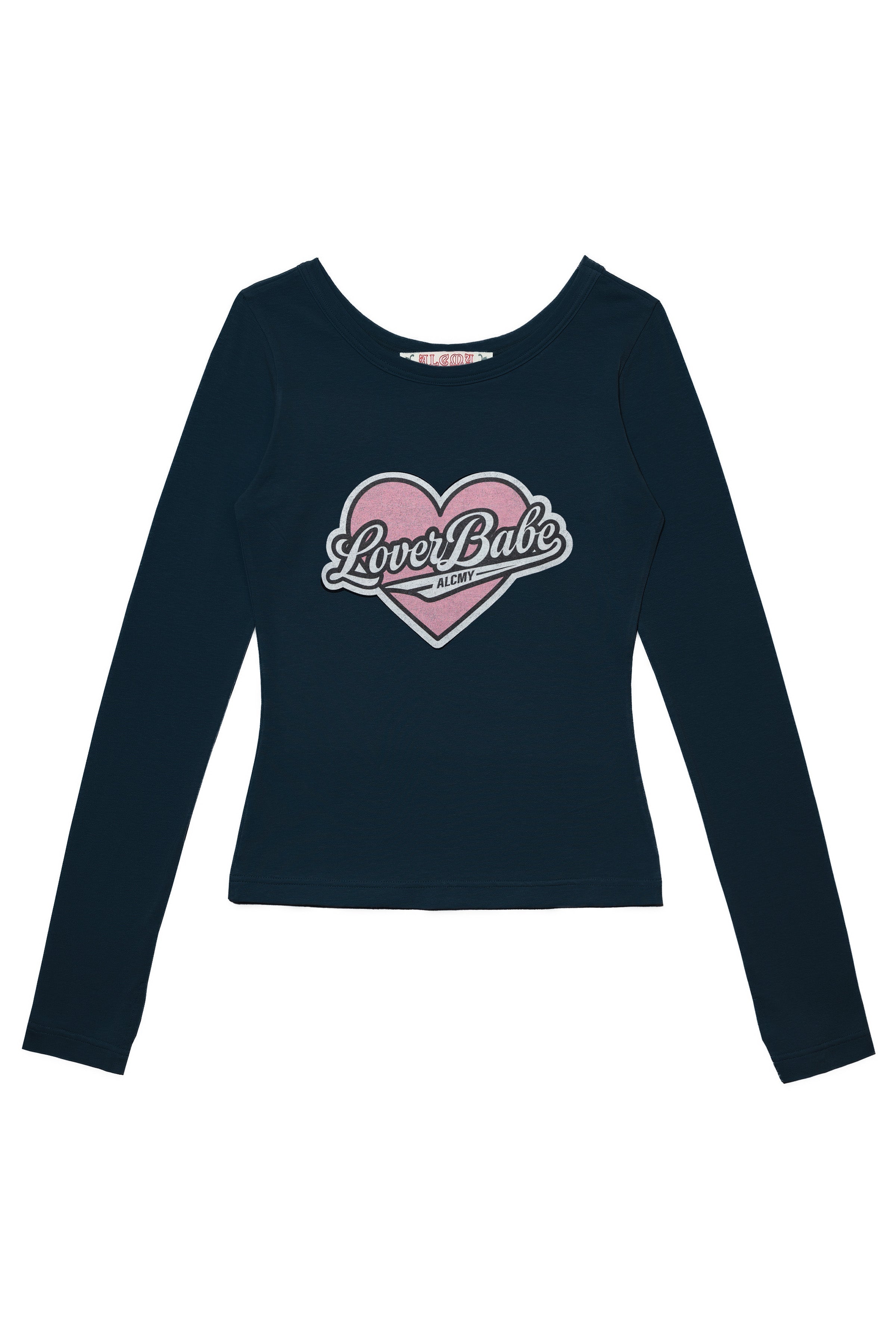 LOVER BABE SHEER SLIM T_NAVY