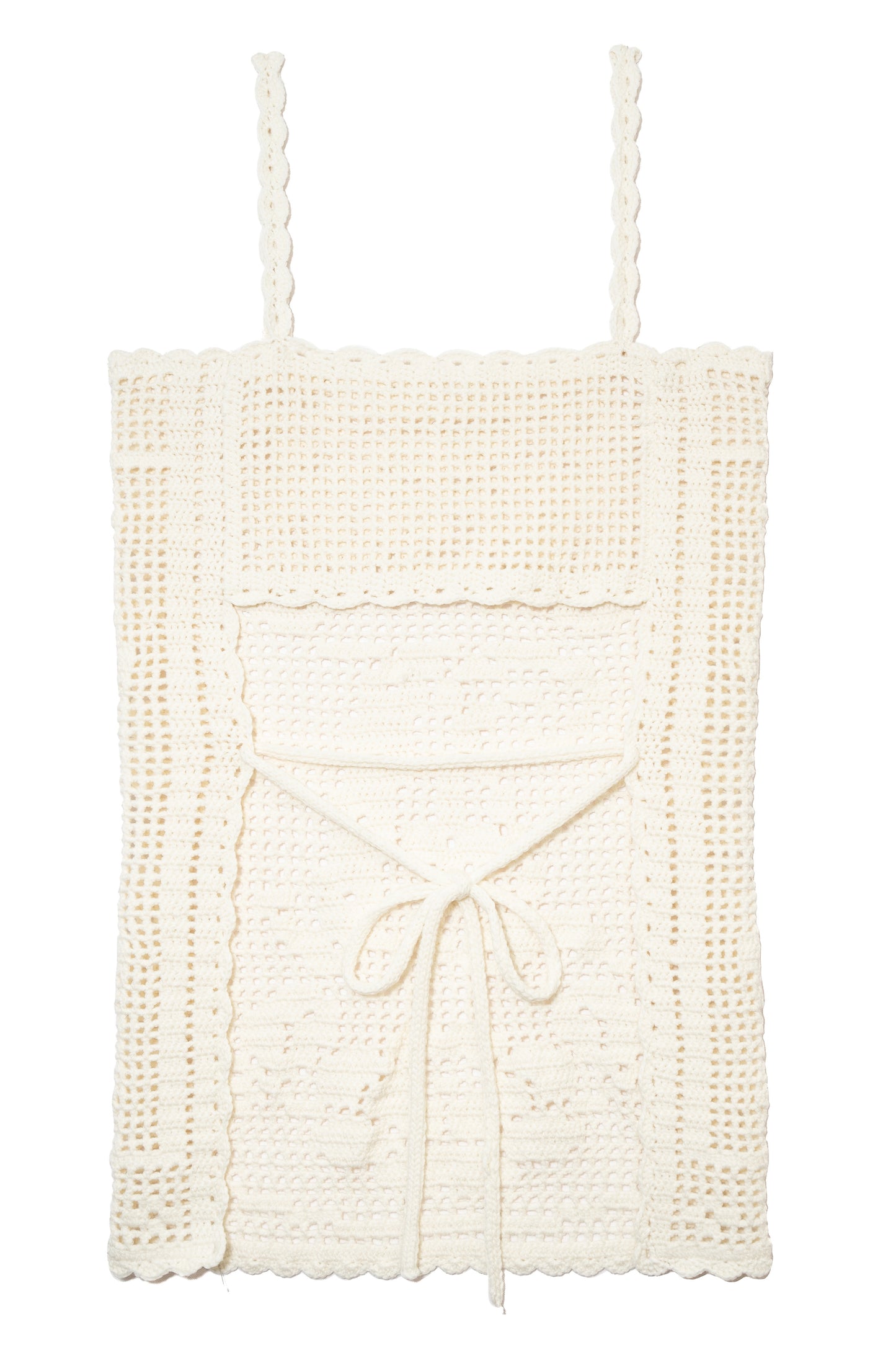 Filet Crochet Top (Ecru)
