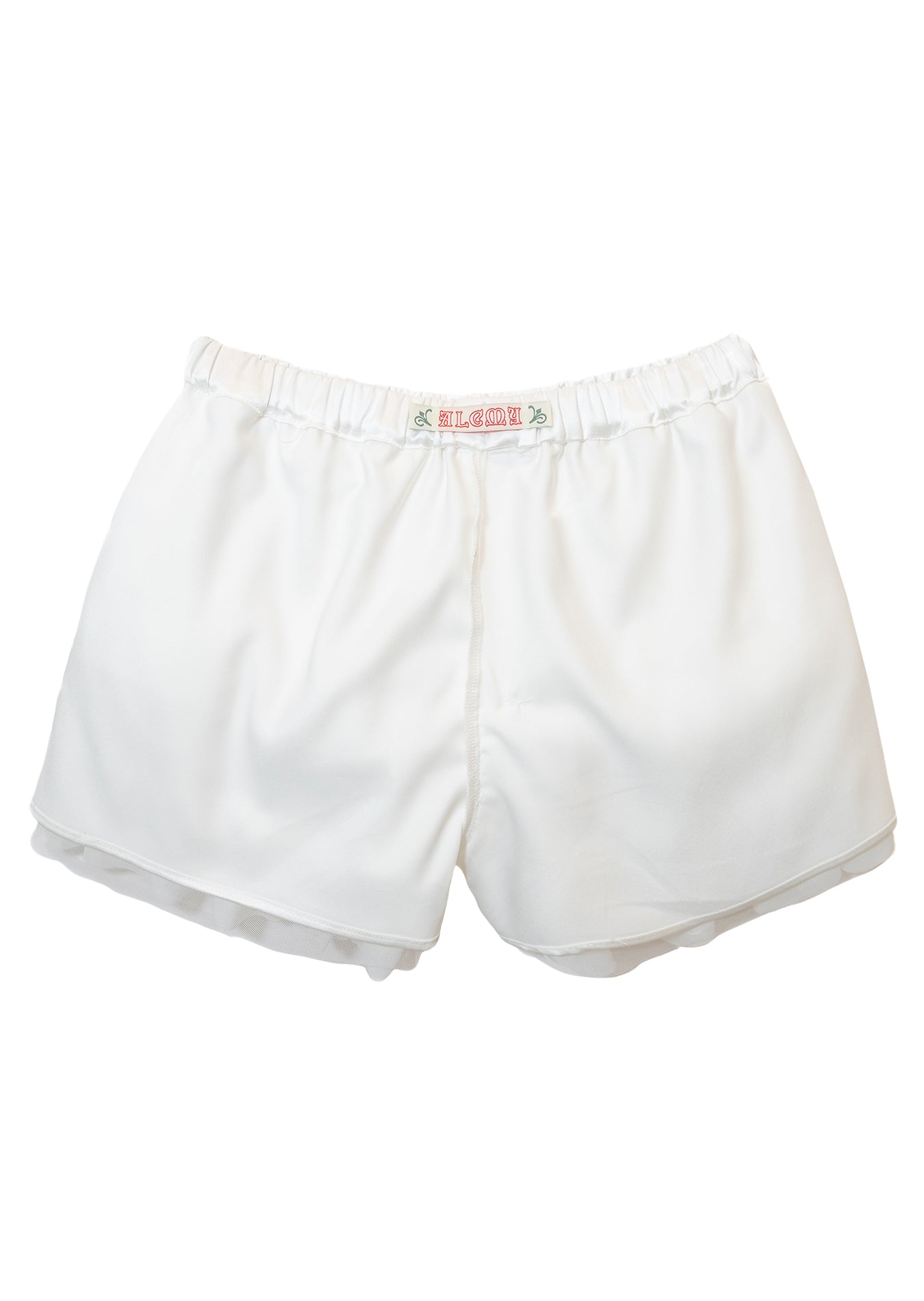 Lace Layered Shorts (White)