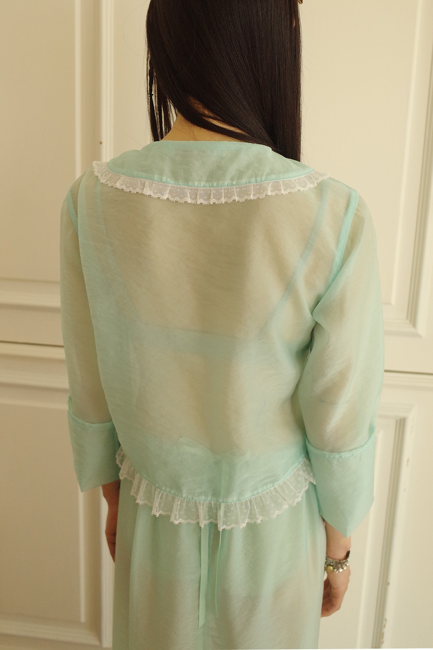 Peter Pan Collar Blouse Mint