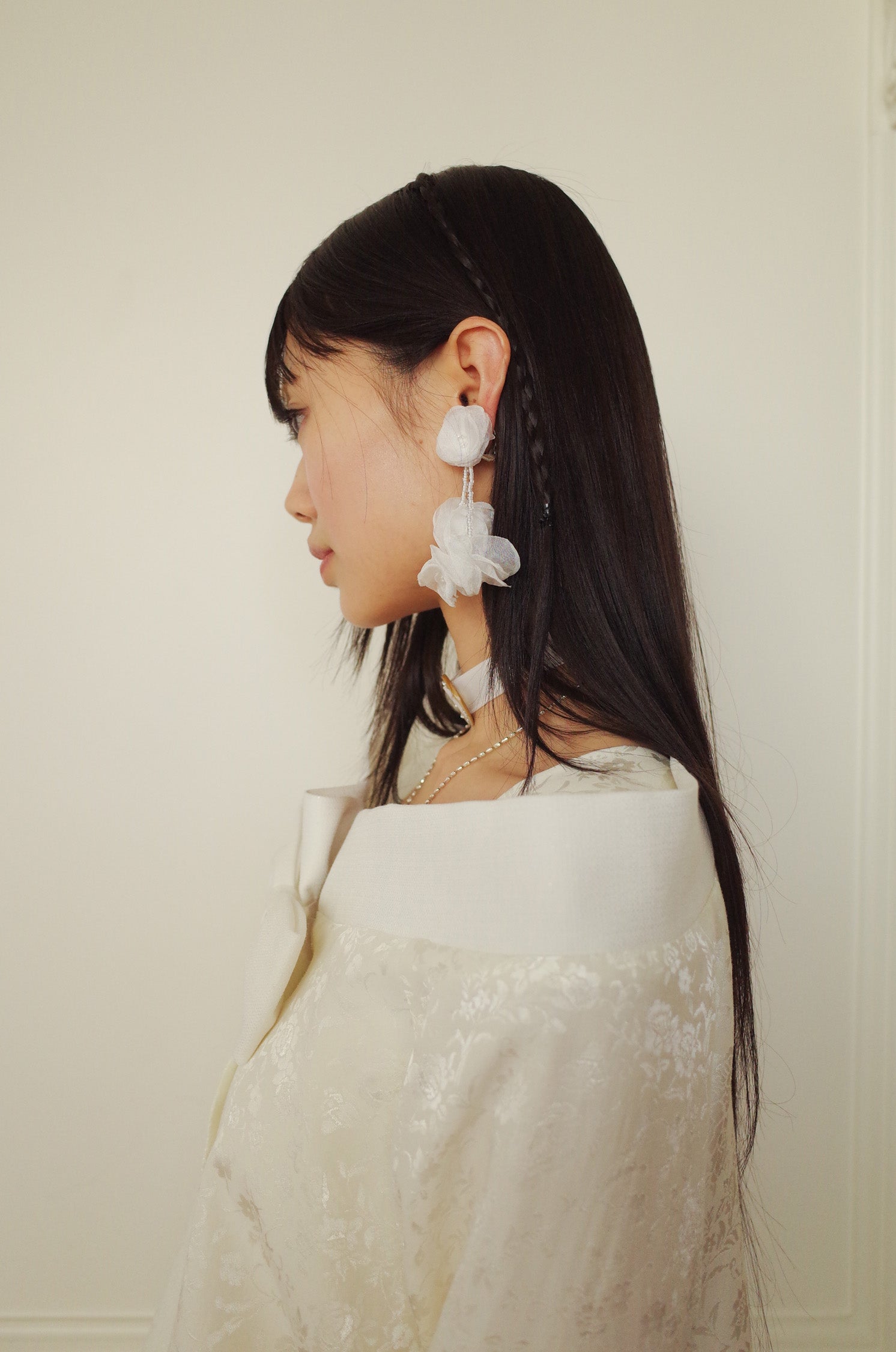 CLASSIC RIBBON SUMMER JACKET_WHITE