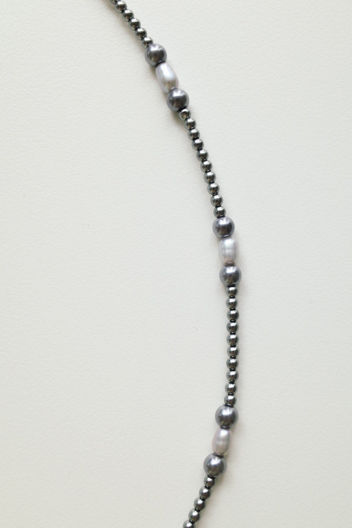 Flower Jagae & Pearl Necklace