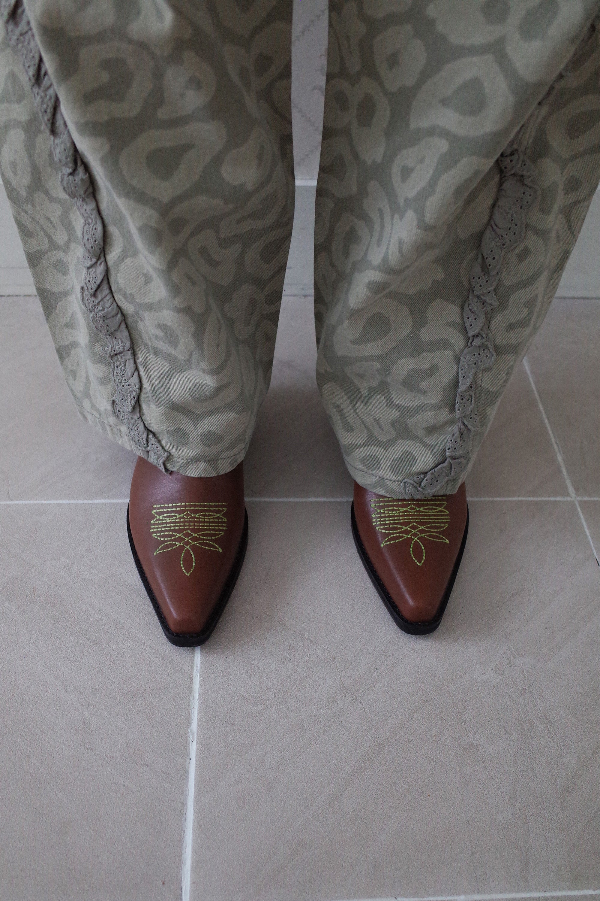 Star western boots brown