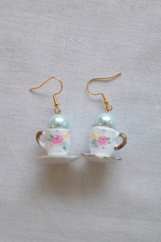 [ALCMY&ANG;TT] Afternoon tea earing (Mint)