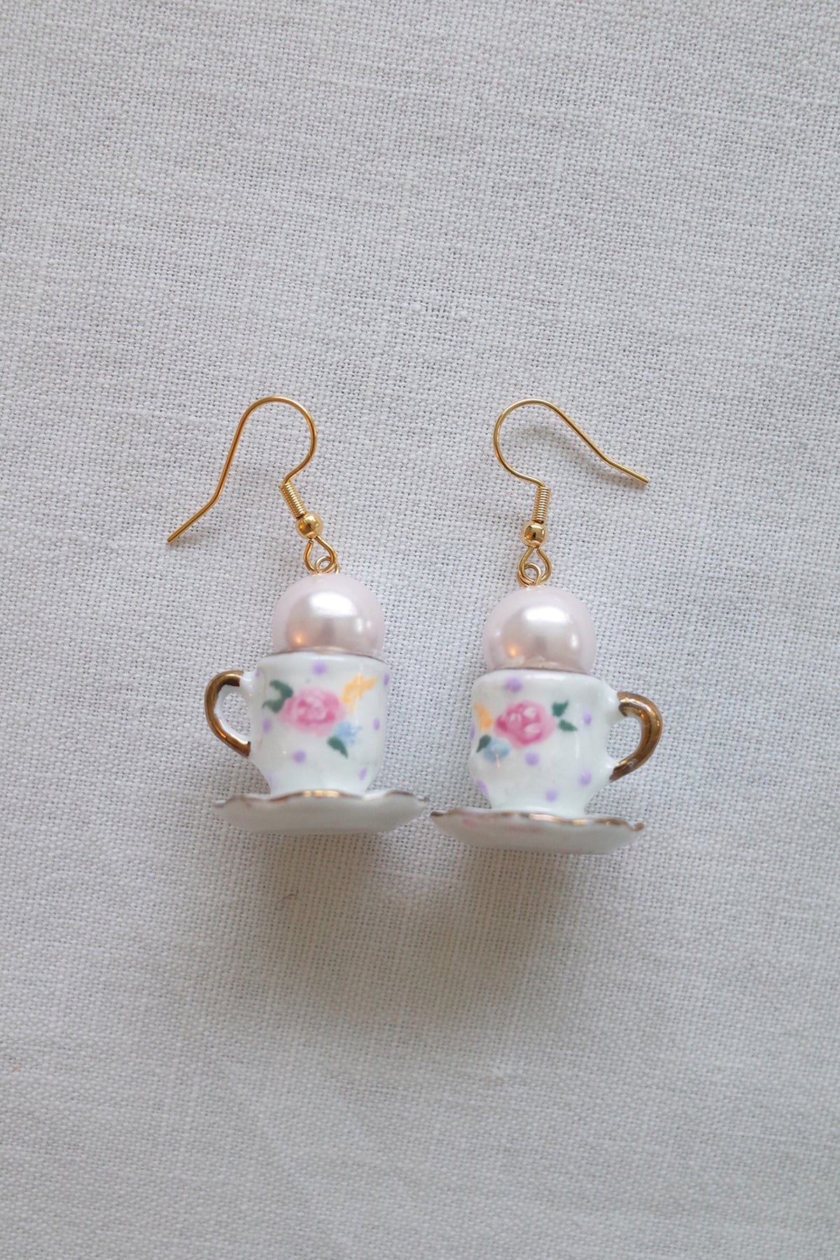 [ALCMY&ANG;TT] Afternoon tea earing (Pink)