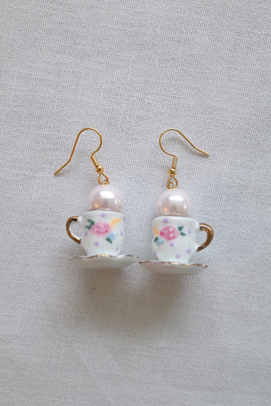 [ALCMY&ANG;TT] Afternoon tea earing (Pink)