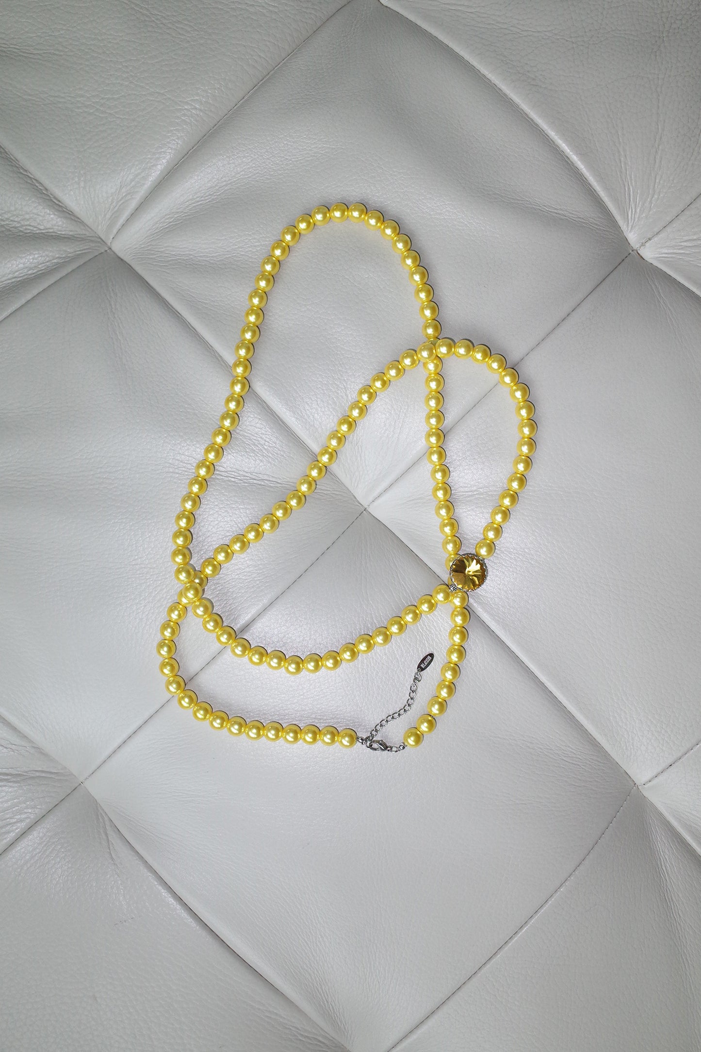 Bonbon jewel necklace (Yellow)