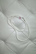 Bonbon jewel necklace (White)